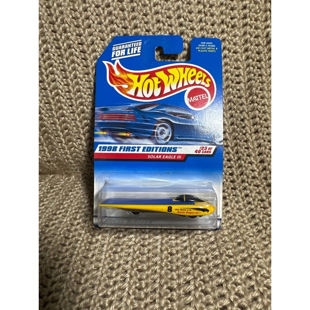 Hot Wheels 1998 First Editions Solar Eagle III Die-Cast Car